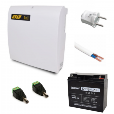 Комплект безперебійника для роутера та модему Full Energy BBGP-1210 + I-Battery ABP18-12L (ББЖ 10А + АКБ 18Ач)